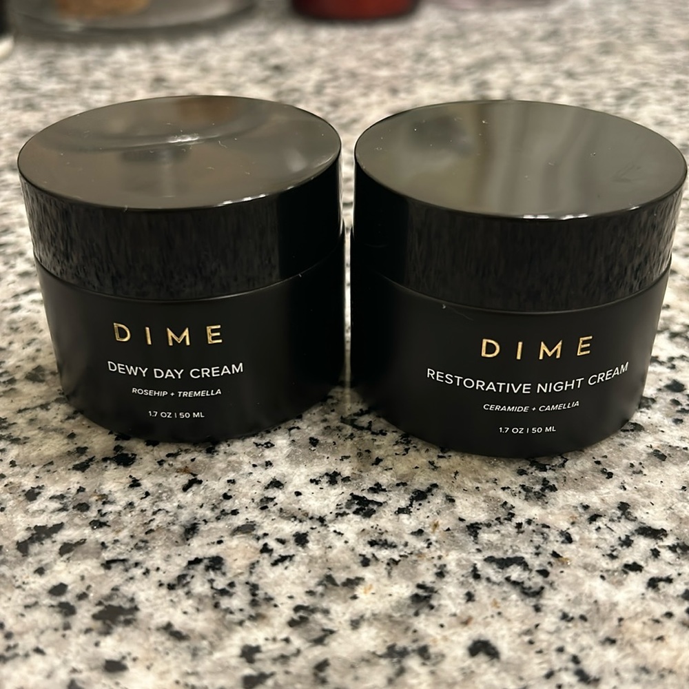 DIME Dewy Day Cream + Restorative Night Cream (Used)